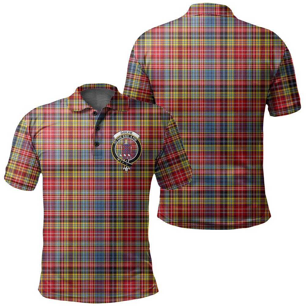 Ogilvie Tartan Classic Crest Polo Shirt