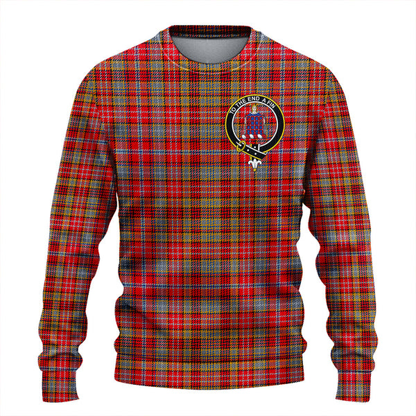 Ogilvie of Airlie Modern Clan Badge Tartan Knitted Sweater