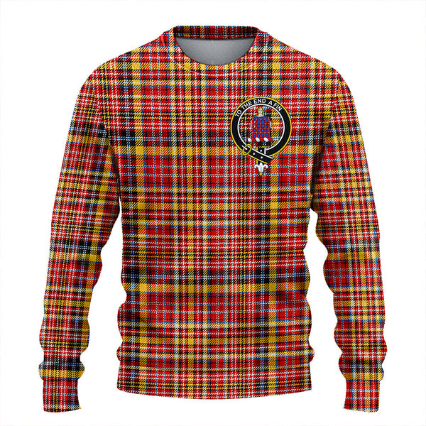 Ogilvie of Strathallan Ancient Clan Badge Tartan Knitted Sweater