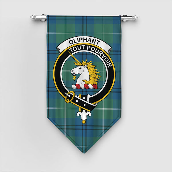 Oliphant Ancient Tartan Classic Crest Gonfalon