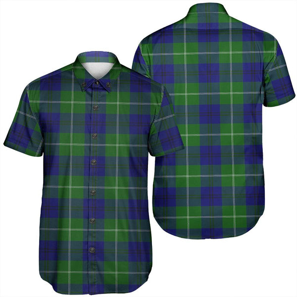 Oliphant Modern Tartan Classic Short Sleeve Shirt