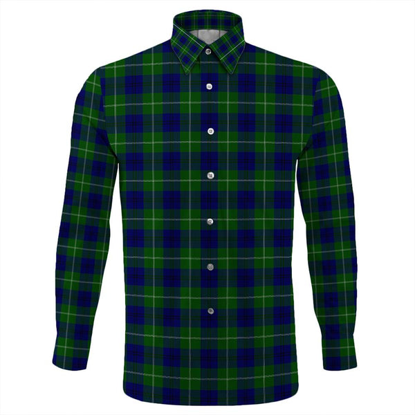 Oliphant Modern Tartan Classic Long Sleeve Button Shirt