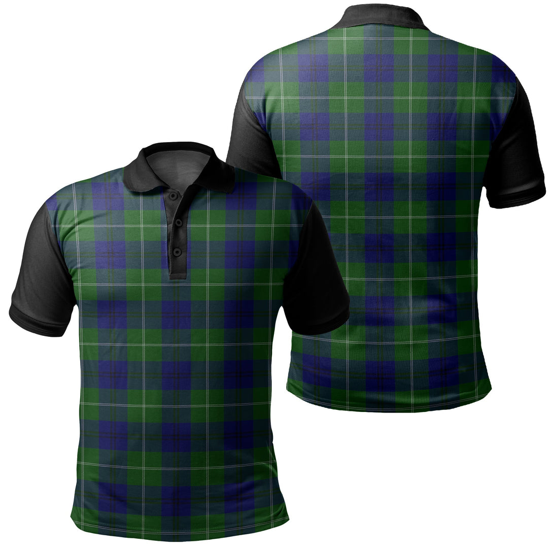 Oliphant Modern Tartan Classic Polo Shirt Black Neck 1 Style