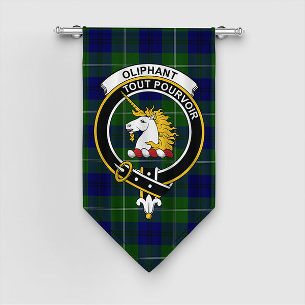 Oliphant Modern Tartan Classic Crest Gonfalon