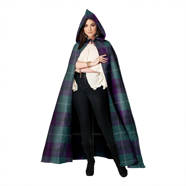 Oliphant Weathered Clan Badge Tartan Hooded Cloak