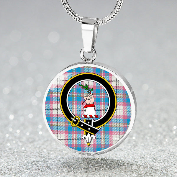 Oliver Dress Dance Clan Badge Tartan Classic Circle Necklace