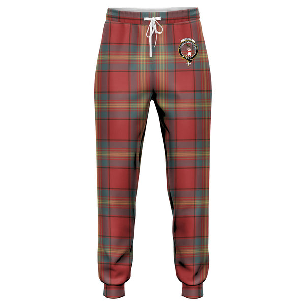 Oliver Weathered Clan Badge Tartan Jogger Pants