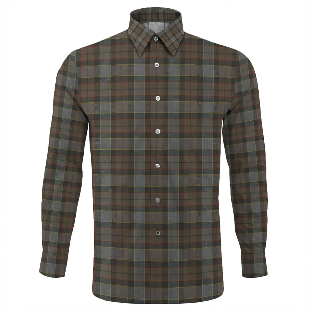 Outlander Fraser Tartan Classic Long Sleeve Button Shirt