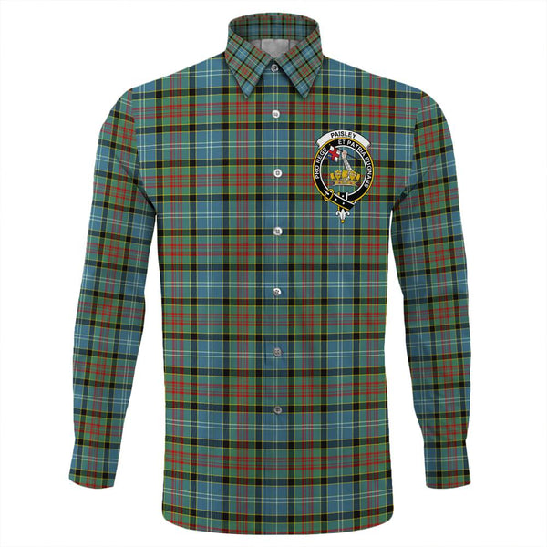 Paisley District Tartan Classic Crest Long Sleeve Button Shirt