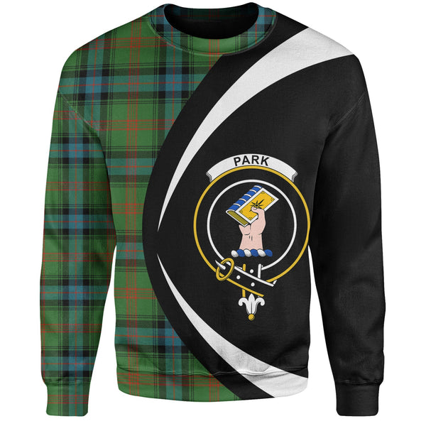 Park Ancient Clan Badge Tartan Sweatshirt Circle Style Personalized