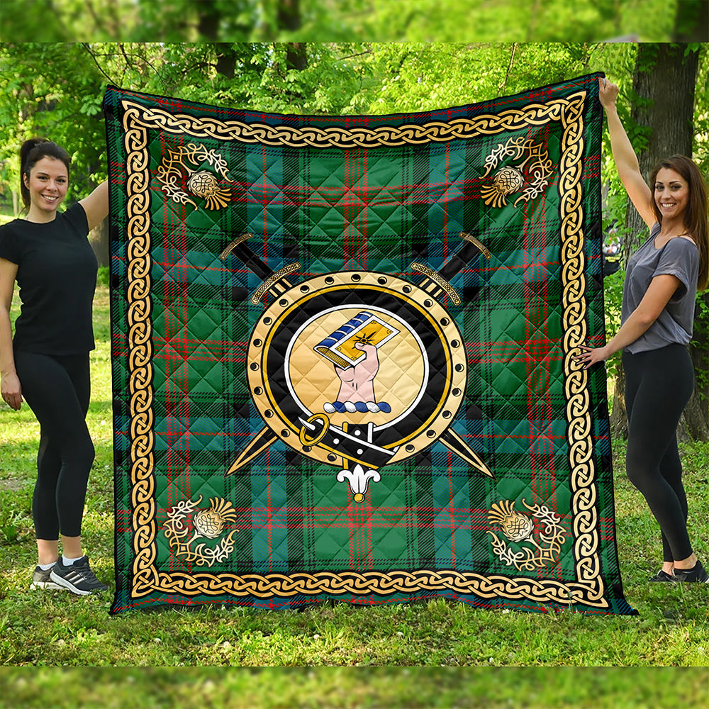 Park Ancient Clan Badge Tartan Premium Quilt Celtic Shield