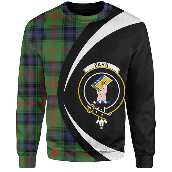 Park Modern Clan Badge Tartan Sweatshirt Circle Style Personalized