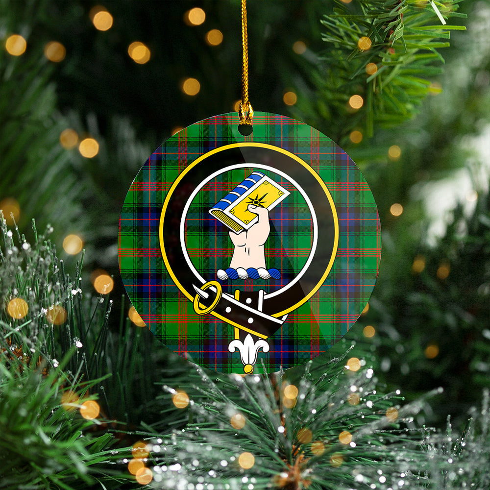 Park Modern Clan Badge Tartan Plastic Christmas Ornaments