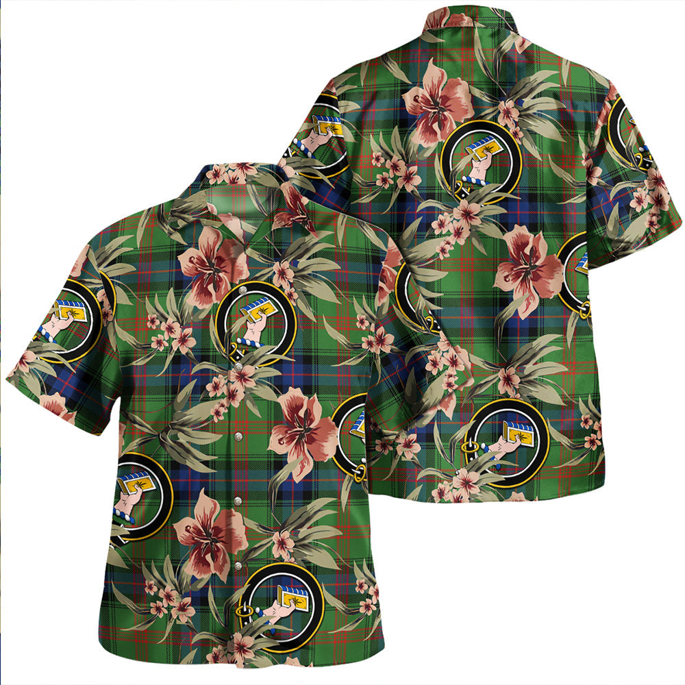 Park Modern Clan Badge Tartan Aloha Hawaiian Shirt Tropical Old Style