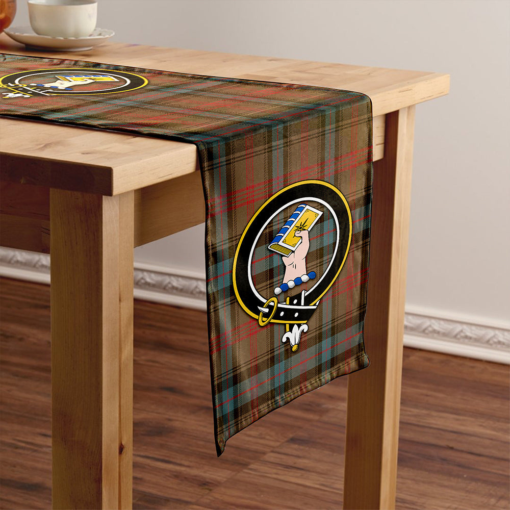 Park Weathered Clan Badge Tartan Table Runner