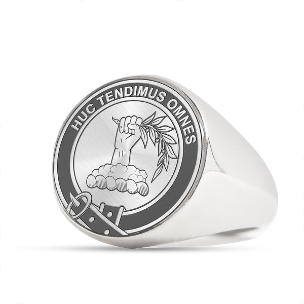 Paterson Clan Badge Engraved Signet Ring