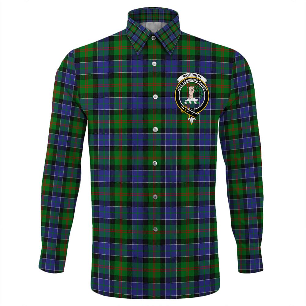 Paterson Tartan Classic Crest Long Sleeve Button Shirt