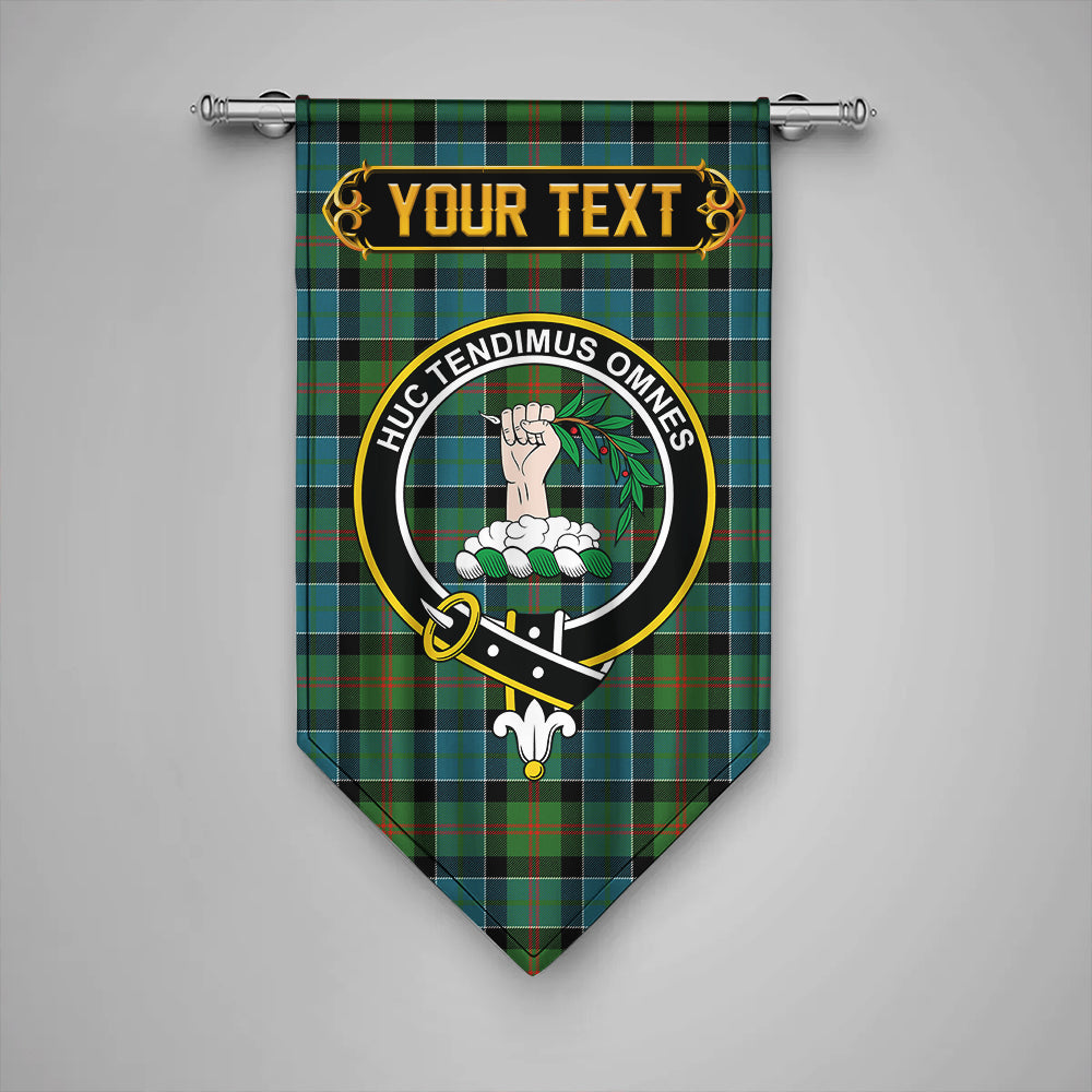 Paterson Ancient Clan Badge Tartan Gonfalon Personalize