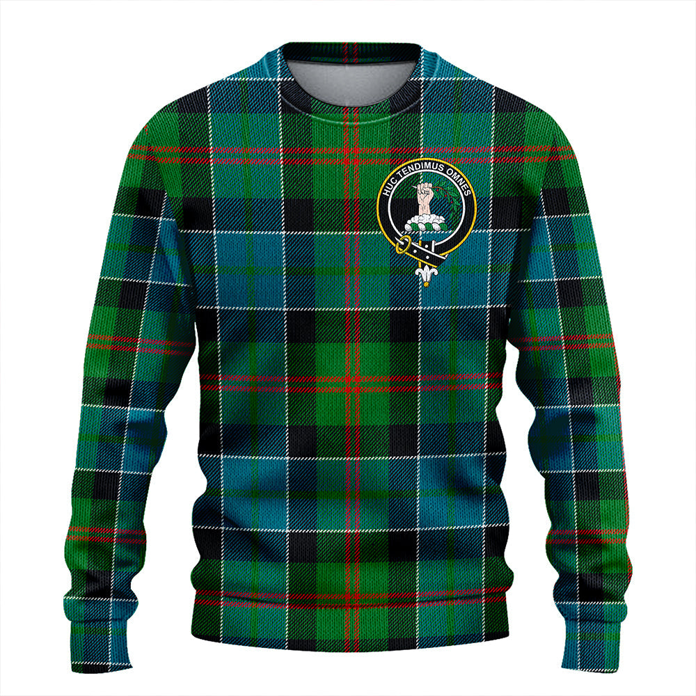 Paterson Ancient Clan Badge Tartan Knitted Sweater