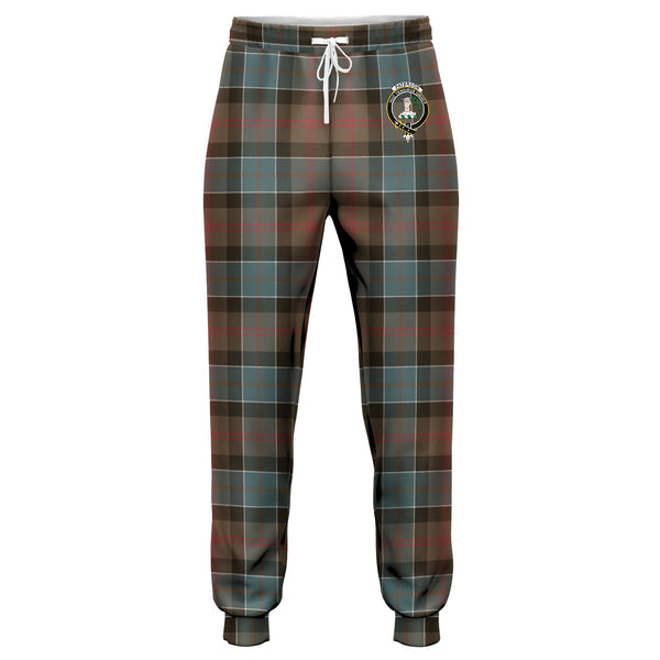 Paterson Weathered Clan Badge Tartan Jogger Pants