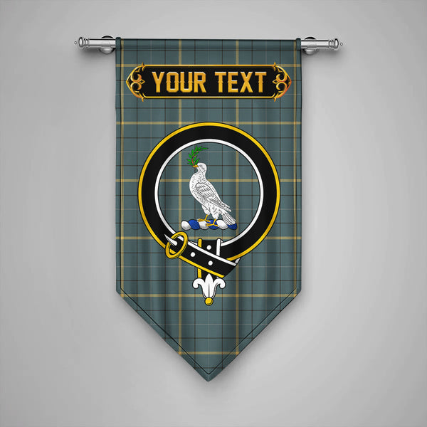 Pearson Weathered Clan Badge Tartan Gonfalon Personalize