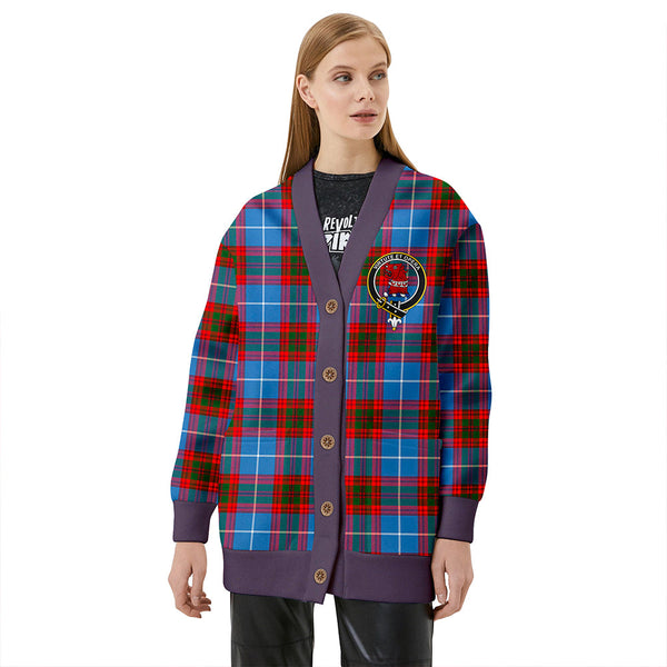 Pentland Clan Badge Tartan V-neck Cardigan