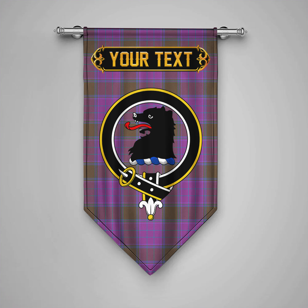 Phillips Ancient Clan Badge Tartan Gonfalon Personalize