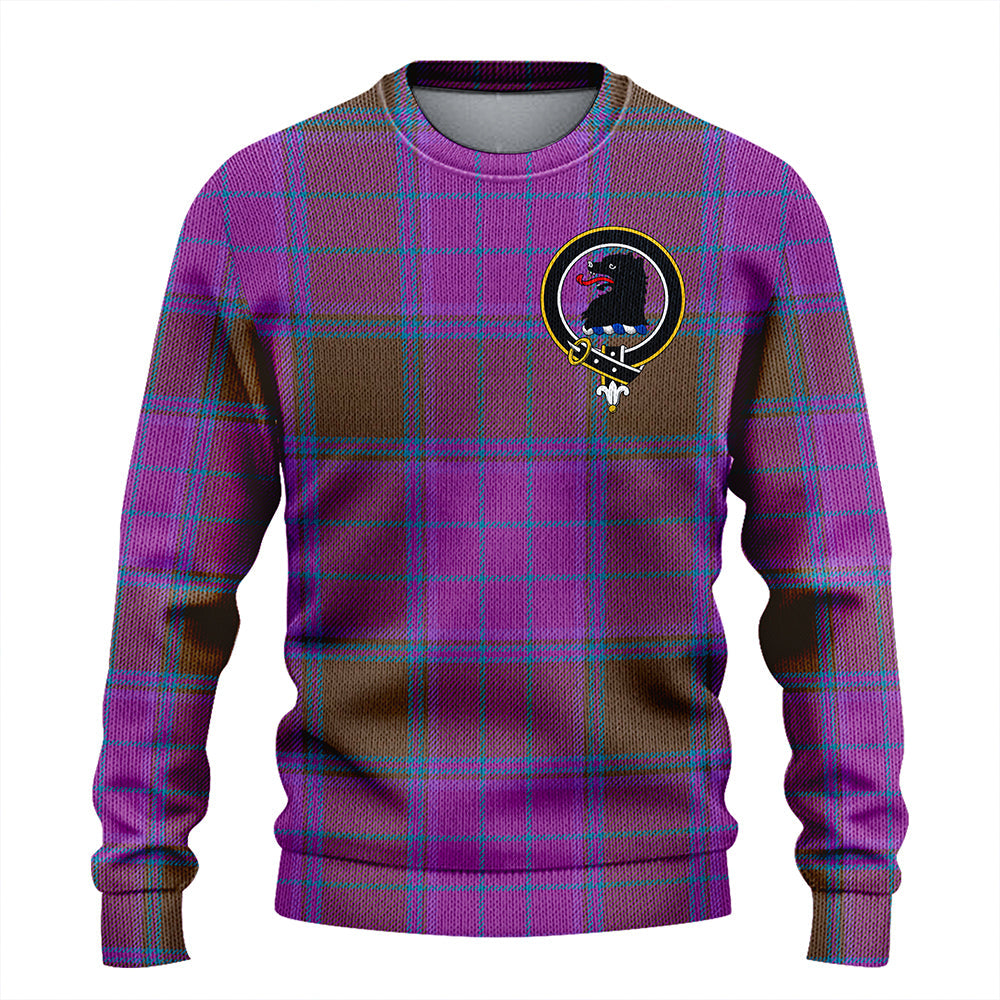 Phillips Ancient Clan Badge Tartan Knitted Sweater