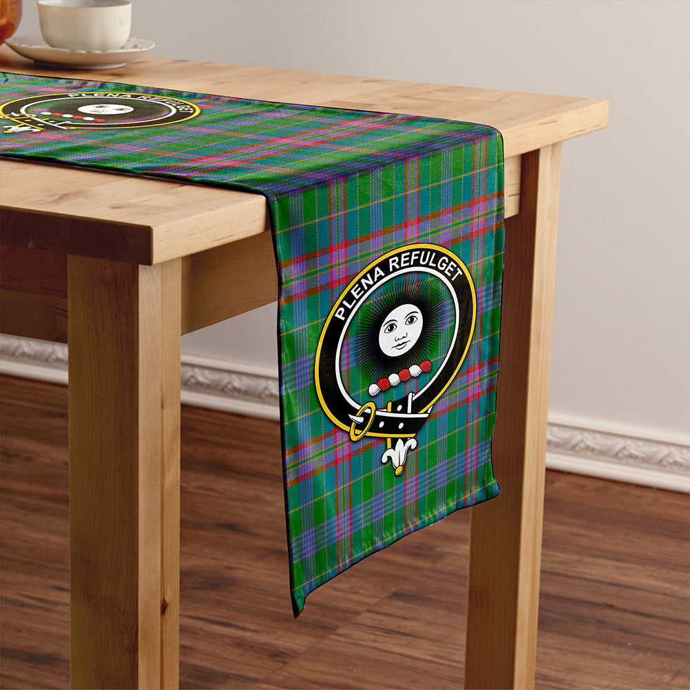 Pitcairn Hunting Ancient Clan Badge Tartan Table Runner