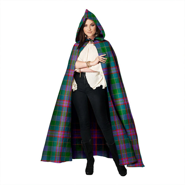 Pitcairn Hunting Ancient Clan Badge Tartan Hooded Cloak