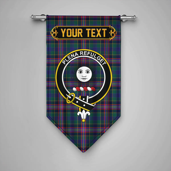 Pitcairn Hunting Modern Clan Badge Tartan Gonfalon Personalize