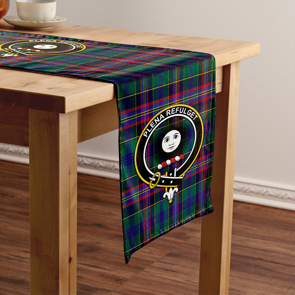 Pitcairn Hunting Modern Clan Badge Tartan Table Runner