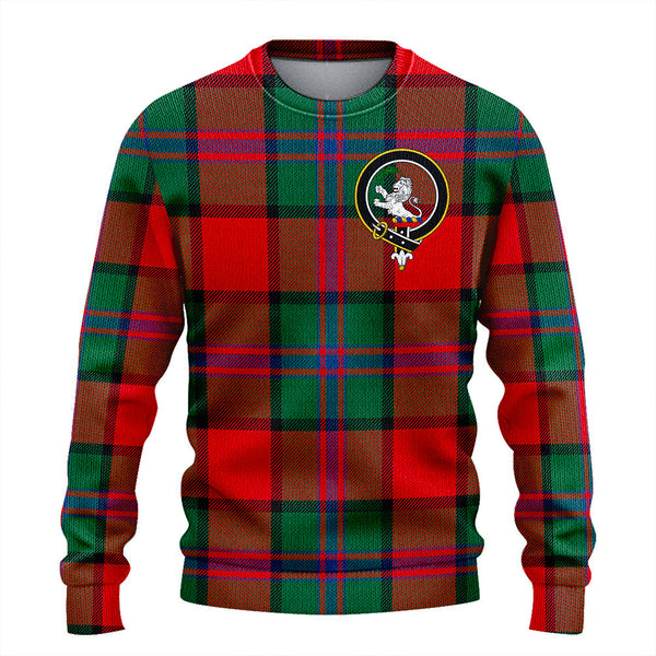 Plummer Modern Clan Badge Tartan Knitted Sweater