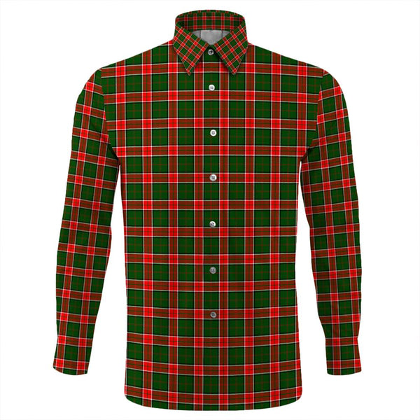 Pollock Modern Tartan Classic Long Sleeve Button Shirt