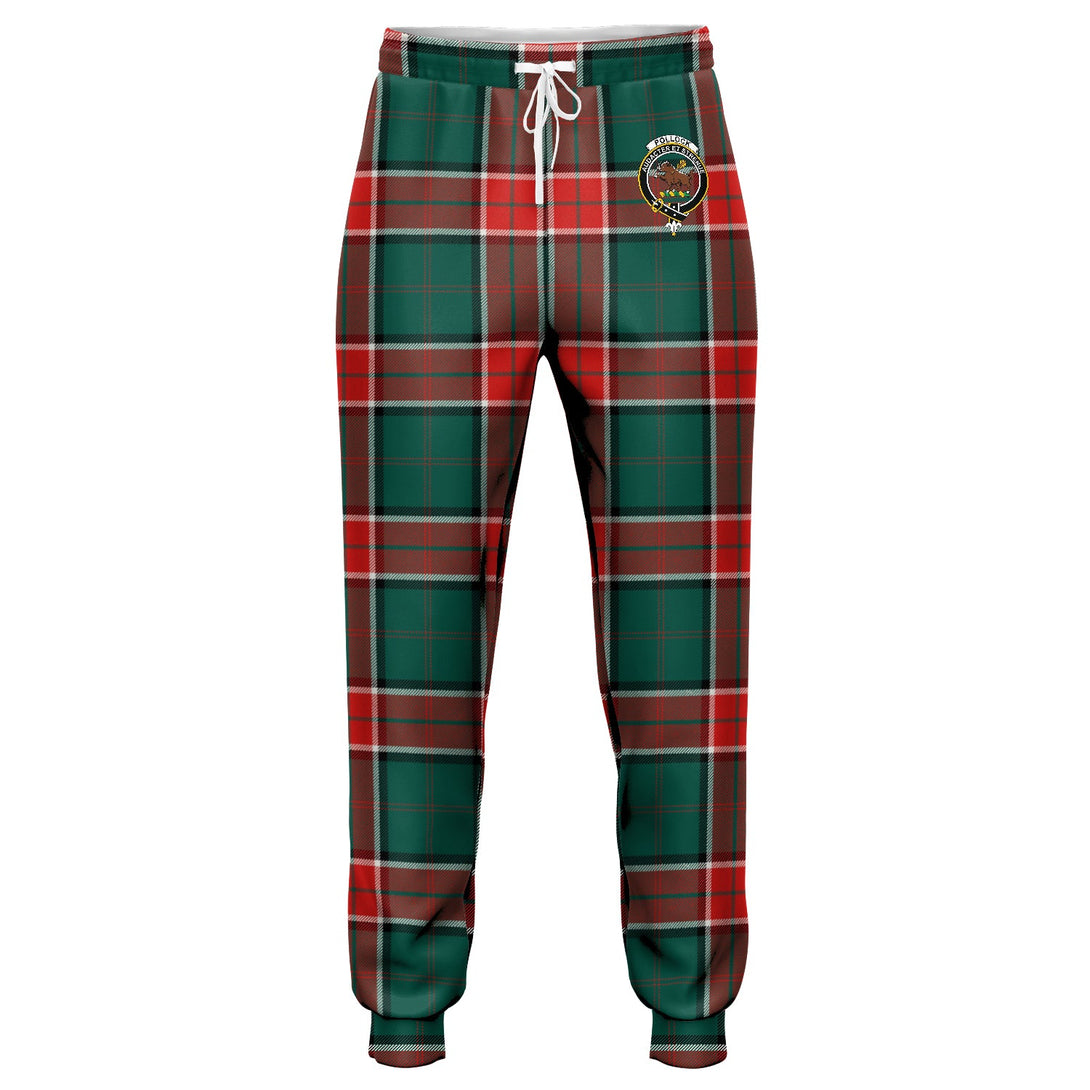 Pollock Modern Clan Badge Tartan Jogger Pants