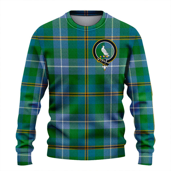 Porteous Ancient Clan Badge Tartan Knitted Sweater