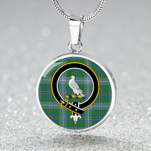 Porteous Ancient Clan Badge Tartan Classic Circle Necklace