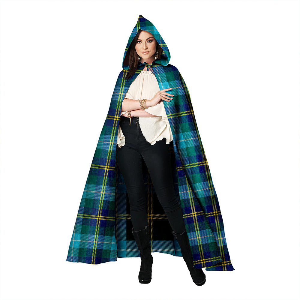 Porteous Modern Clan Badge Tartan Hooded Cloak