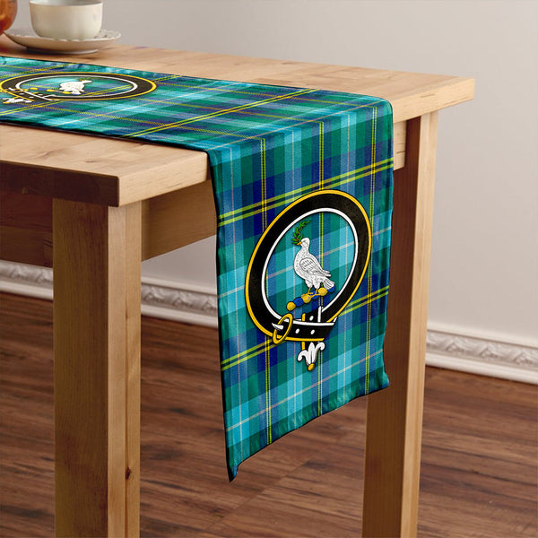 Porteous Modern Clan Badge Tartan Table Runner