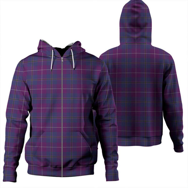 Pride of Glencoe Tartan Classic Zipper Hoodie