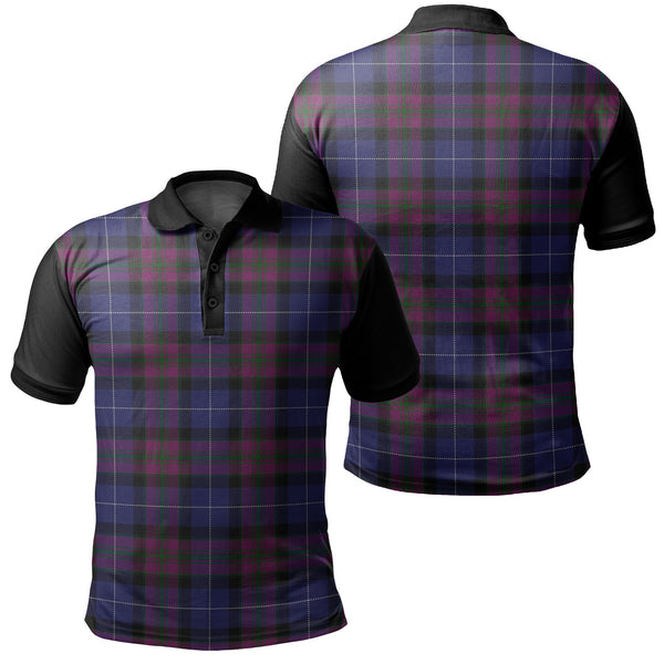 Pride of Scotland Tartan Classic Polo Shirt Black Neck 1 Style