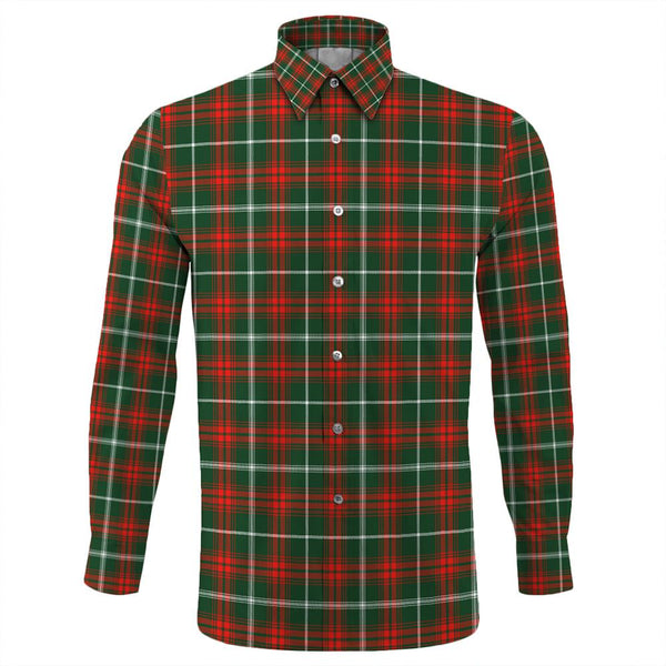 Prince of Wales Tartan Classic Long Sleeve Button Shirt