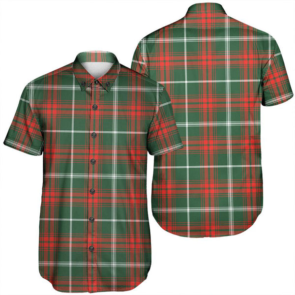 Prince of Wales Tartan Classic Short Sleeve Shirt