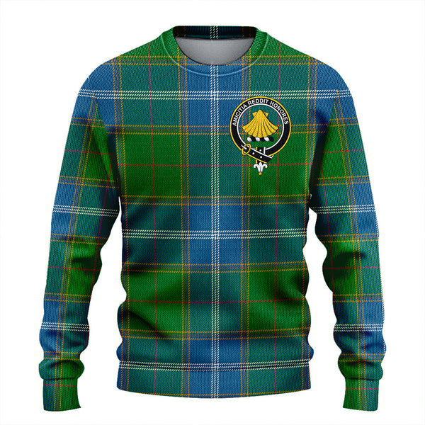 Pringle Ancient Clan Badge Tartan Knitted Sweater