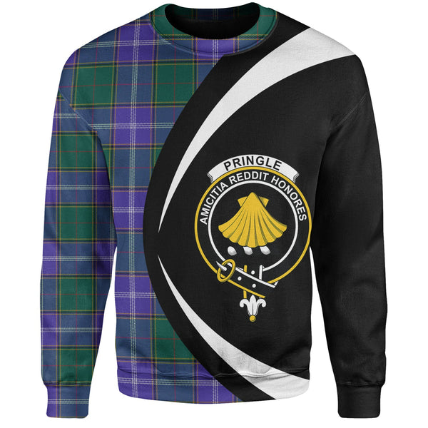 Pringle Modern Clan Badge Tartan Sweatshirt Circle Style Personalized