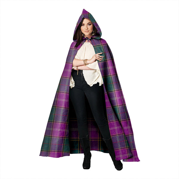 Pringle Weathered Clan Badge Tartan Hooded Cloak