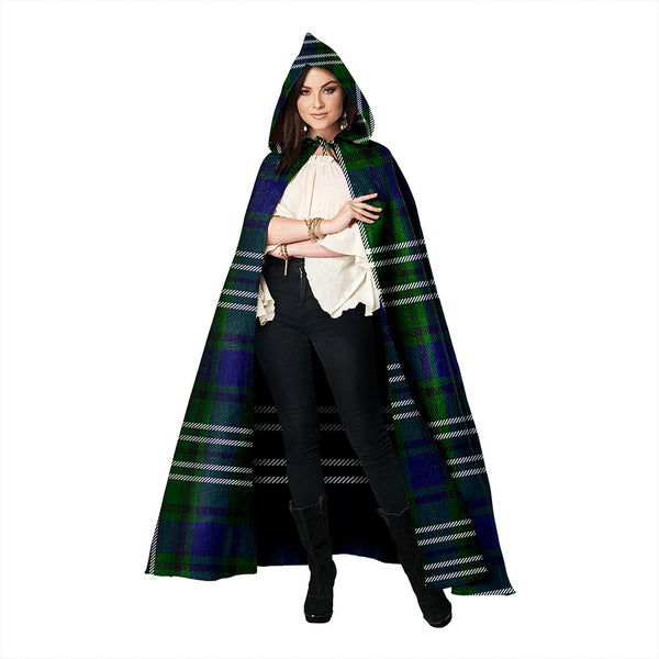 Purves Clan Badge Tartan Hooded Cloak