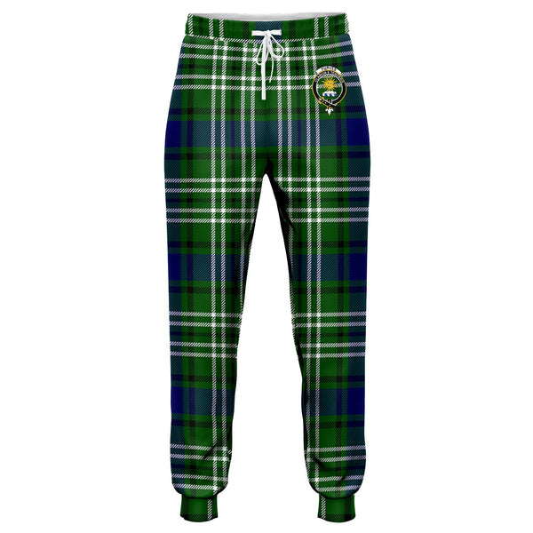 Purves Clan Badge Tartan Jogger Pants