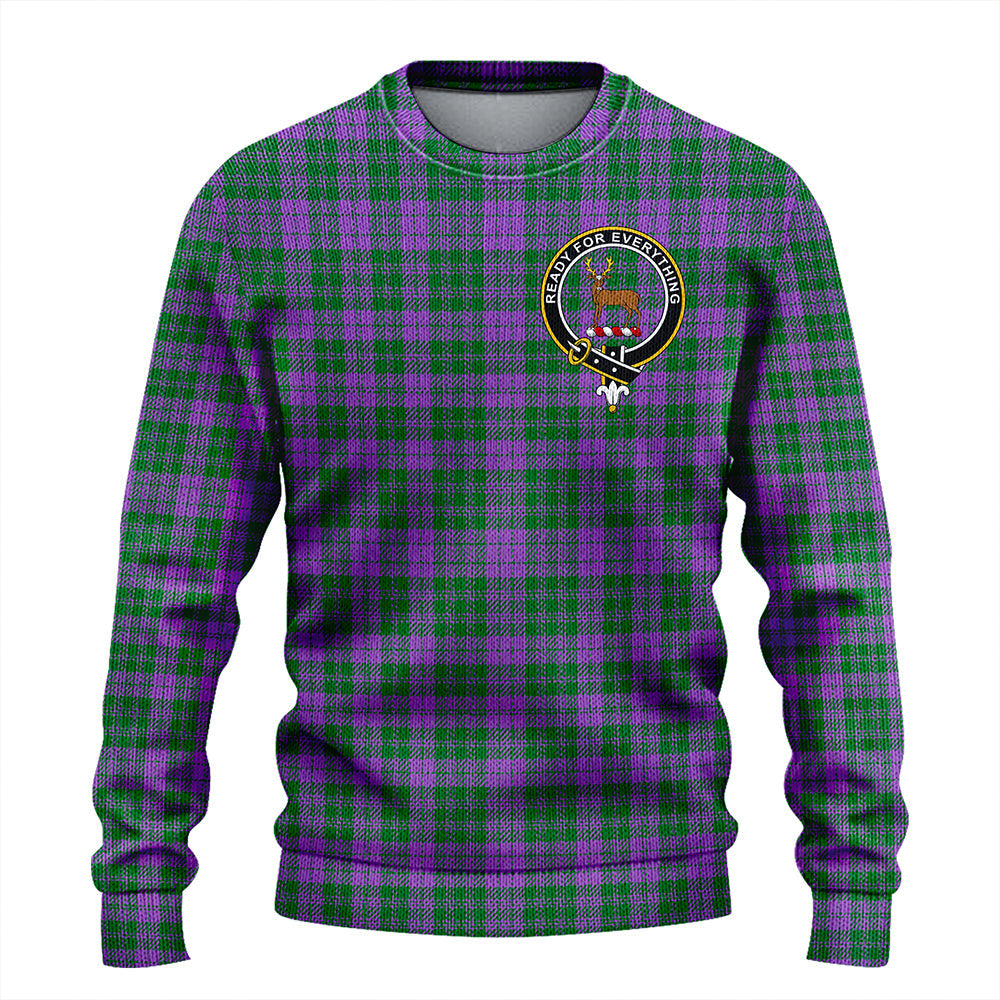 Rae Ancient Clan Badge Tartan Knitted Sweater