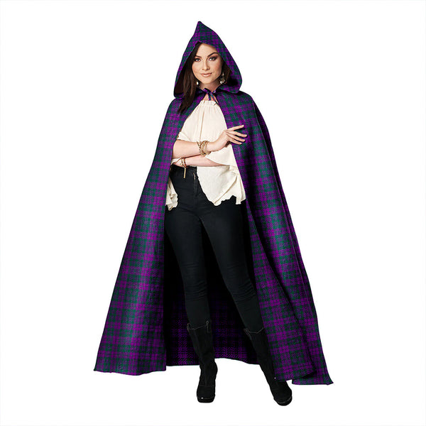 Rae Modern Clan Badge Tartan Hooded Cloak